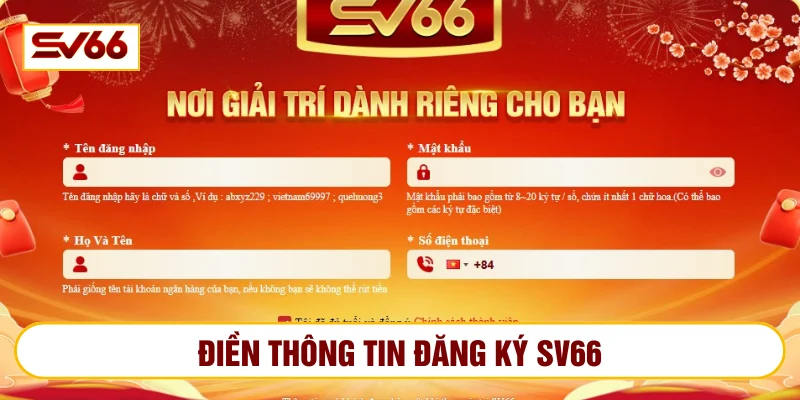 Người tham gia điền thông tin chính xác lên form đăng ký