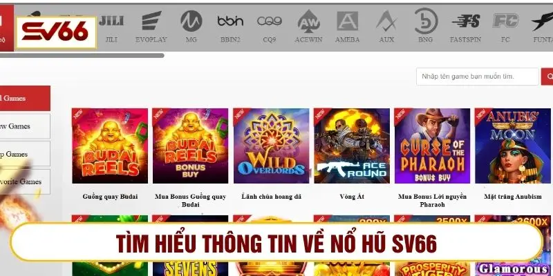 Nổ hũ tại SV66 có đến hơn 500 game hot
