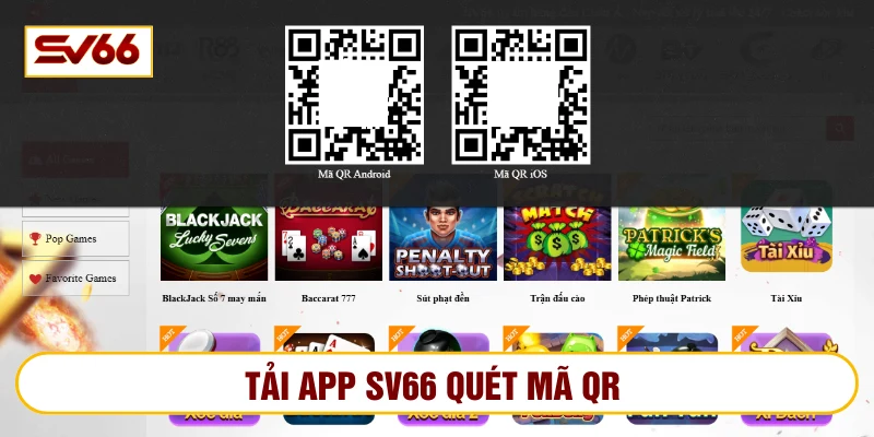 Tải app SV66 bằng cách quét mã QR trên máy tính tiện lợi